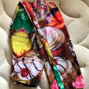 Cupcakes workout leggings